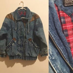 Vintage 80’s Denim Bomber